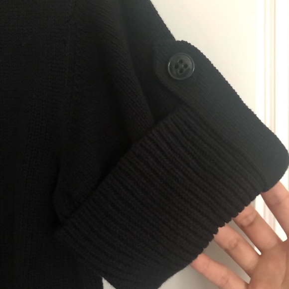 Black ESPRIT short sleeve sweater size S - Picture 2 of 5